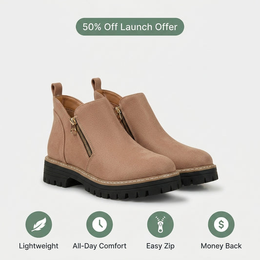 FlexStride Orthopedic Boots - Comfortable Walking Support Without Heavy Foot Pressure