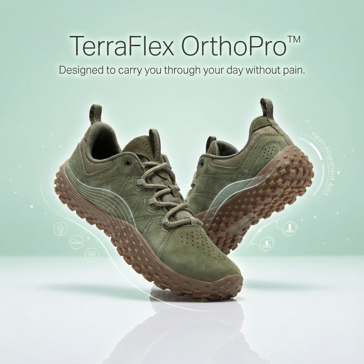 TerraFlex OrthoPro™ – Pain-Relief Orthopedic Walking Shoes