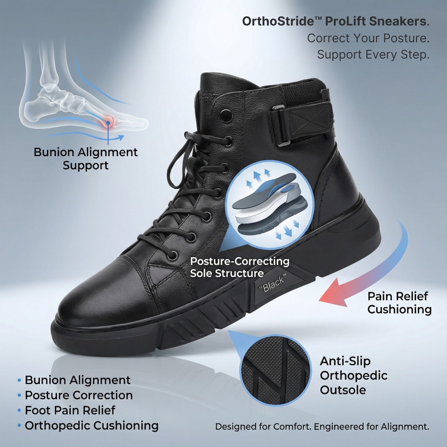 OrthoStride™ ProLift -tasaussneakerit