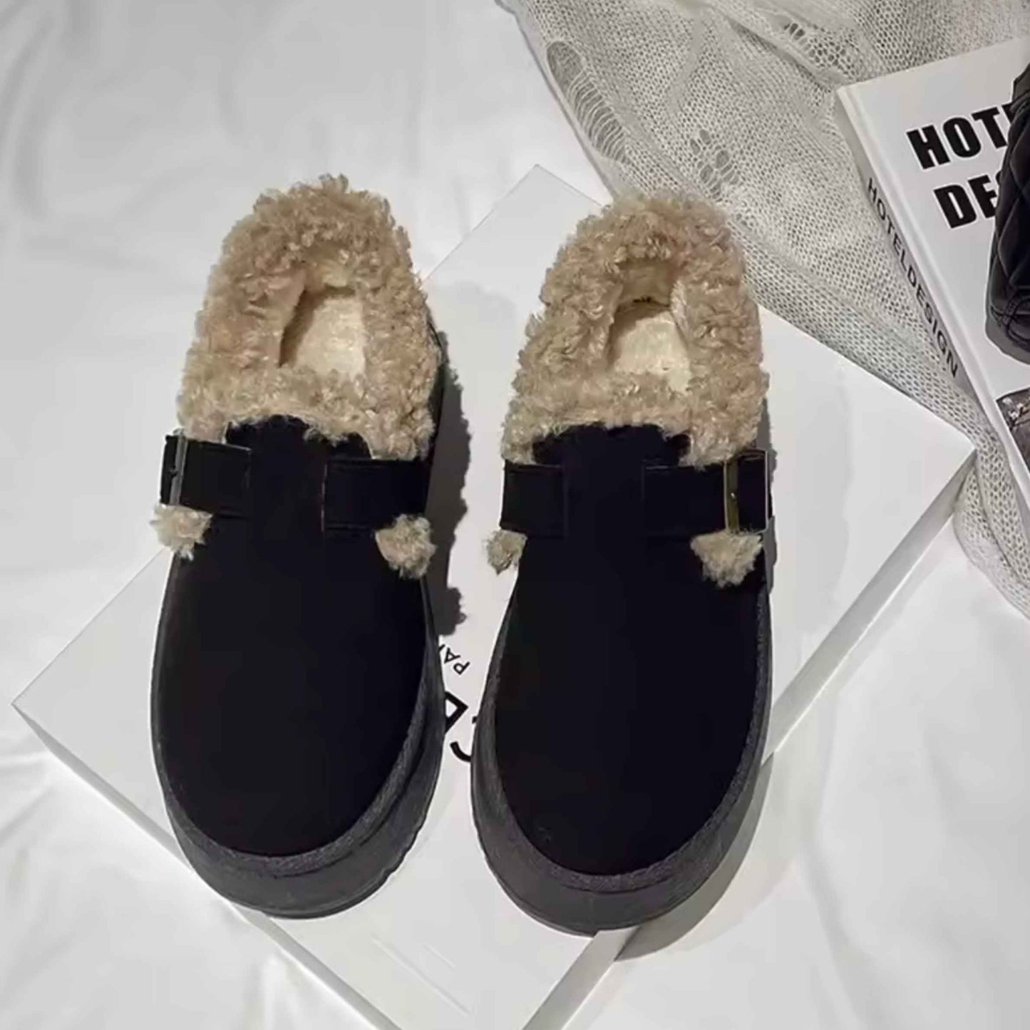 Plush Cozy Slippers - Soft Foot Support Without Hard or Flat Soles
