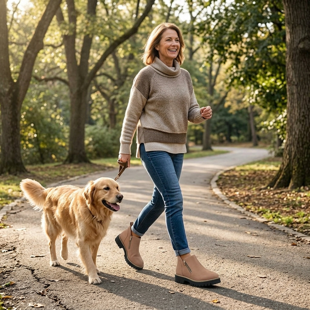 FlexStride Orthopedic Boots - Comfortable Walking Support Without Heavy Foot Pressure