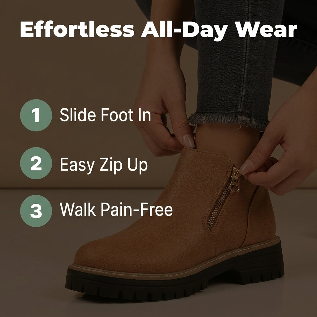 FlexStride Orthopedic Boots - Comfortable Walking Support Without Heavy Foot Pressure