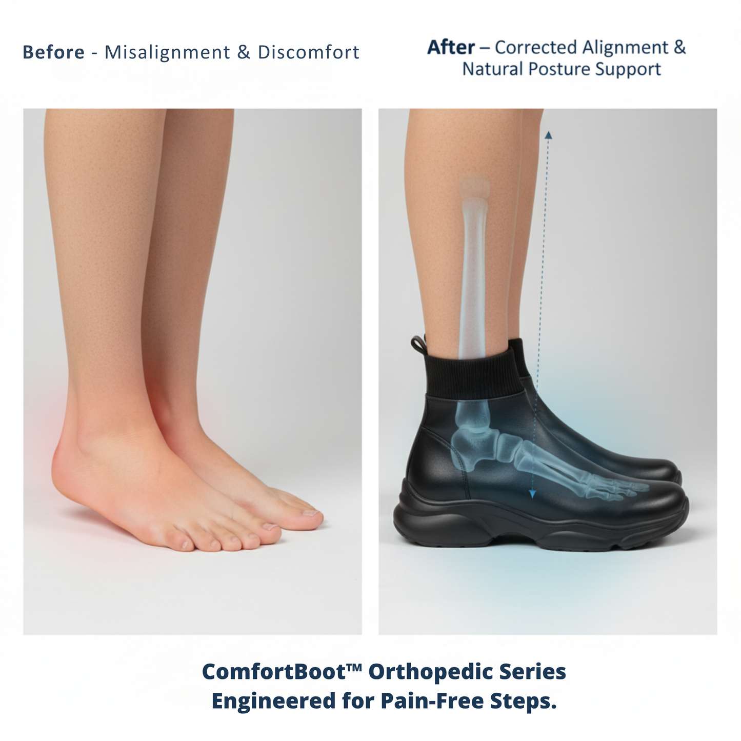 ComfortBoots™ - Tunne itsesi jälleen tasapainoiseksi, tuetuksi ja itsevarmaksi