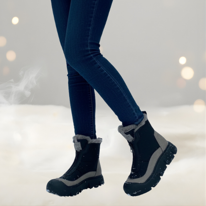 WinterShield Zip-Up Boots ™ – Stay Warm, Walk in Style