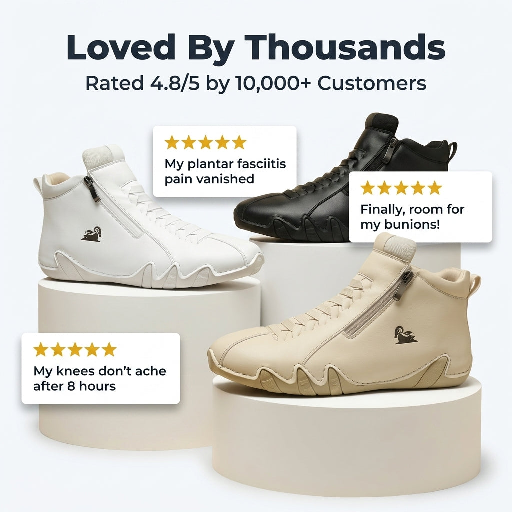 Atmungsaktive Orthopädische Sneaker™ - Ultimativer Komfort bei jedem Schritt