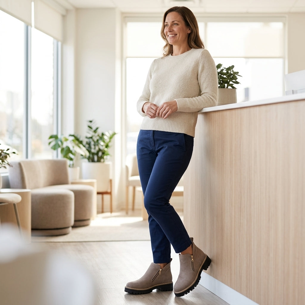 Orthopädische Knöchelstiefel™ – Treten Sie mühelos stilvoll und bequem auf